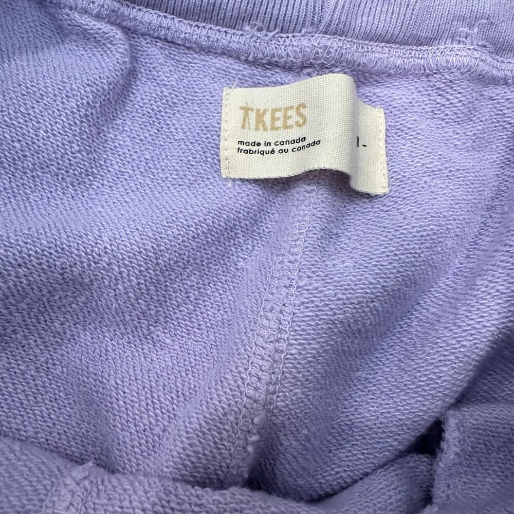NWT Tkees Core Jogger Cotton Drawstring Sweatpants Lovely Lavender size 1 - Picture 7 of 7